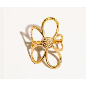 Isolde 18K Non-Tarnish Large Floral Ring